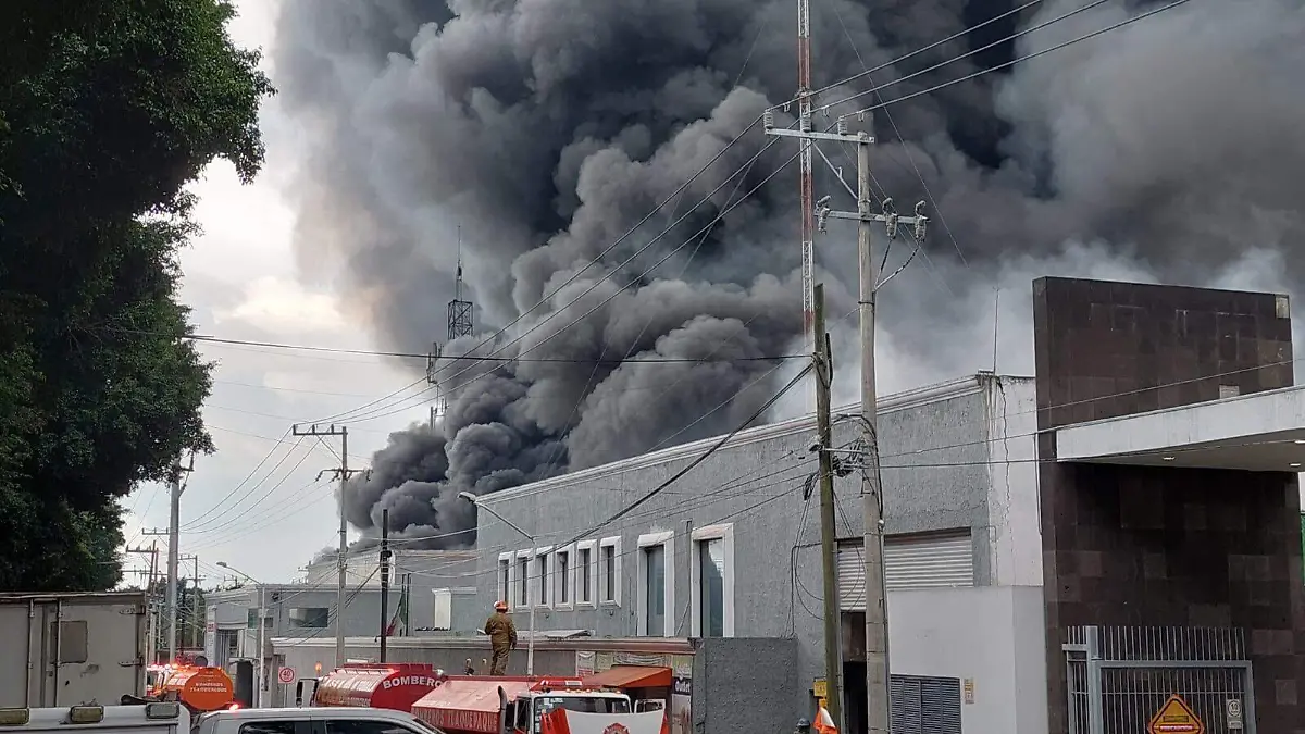 Incendio fábrica Alamo Industrial